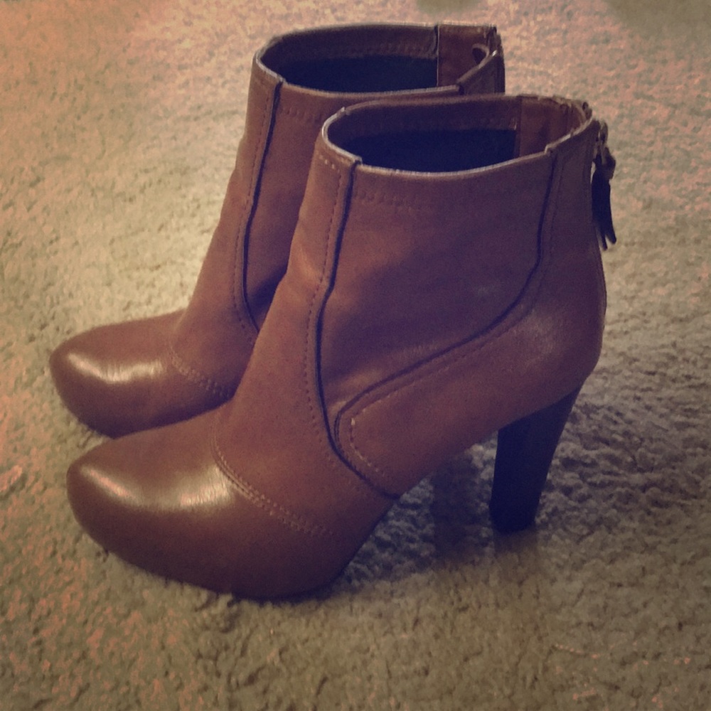 Brown Ankle Boots Franco Sarto